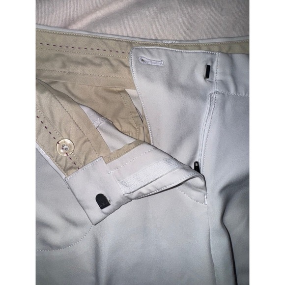 Peter Millar wicking women's pants off white size 4 mid rise 26.5" inseam - Picture 9 of 11